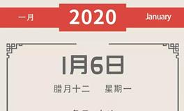 董易林一周吉凶黄历（1.6-1.12）