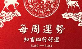 董易林一周吉凶预报(5.29-6.4)