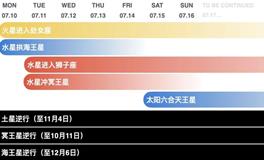 闹闹女巫店宇宙天气预报(7.10-7.16)